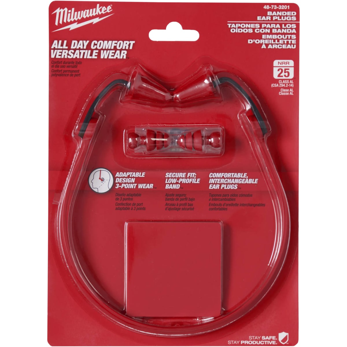 Tapones para los oídos Milwaukee 48-73-32018