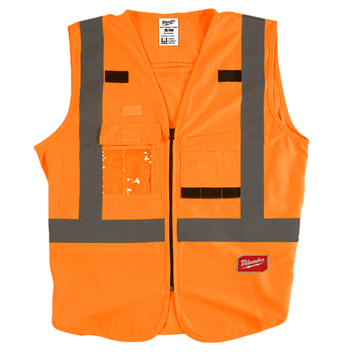 CHALECO SEGURIDAD NARANJA MILWAUKEE 48-73-5031 ESTANDAR4
