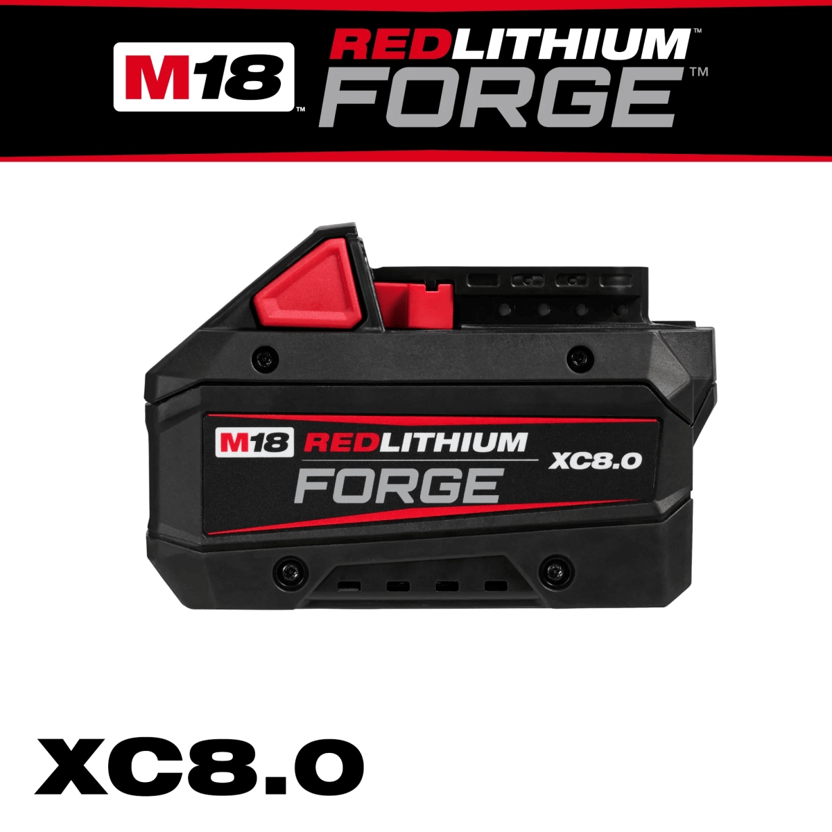 BATERÍA M18 REDLITHIUM FORGE XC8.0 MILWAUKEE 48-11-18811