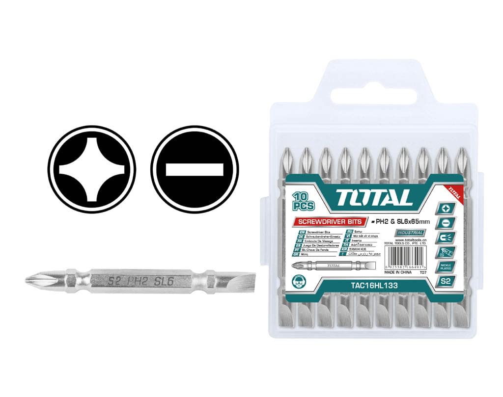 SET DE PUNTAS DOBLE PARA ATORNILLADOR PH2 10PCS TOTAL 2