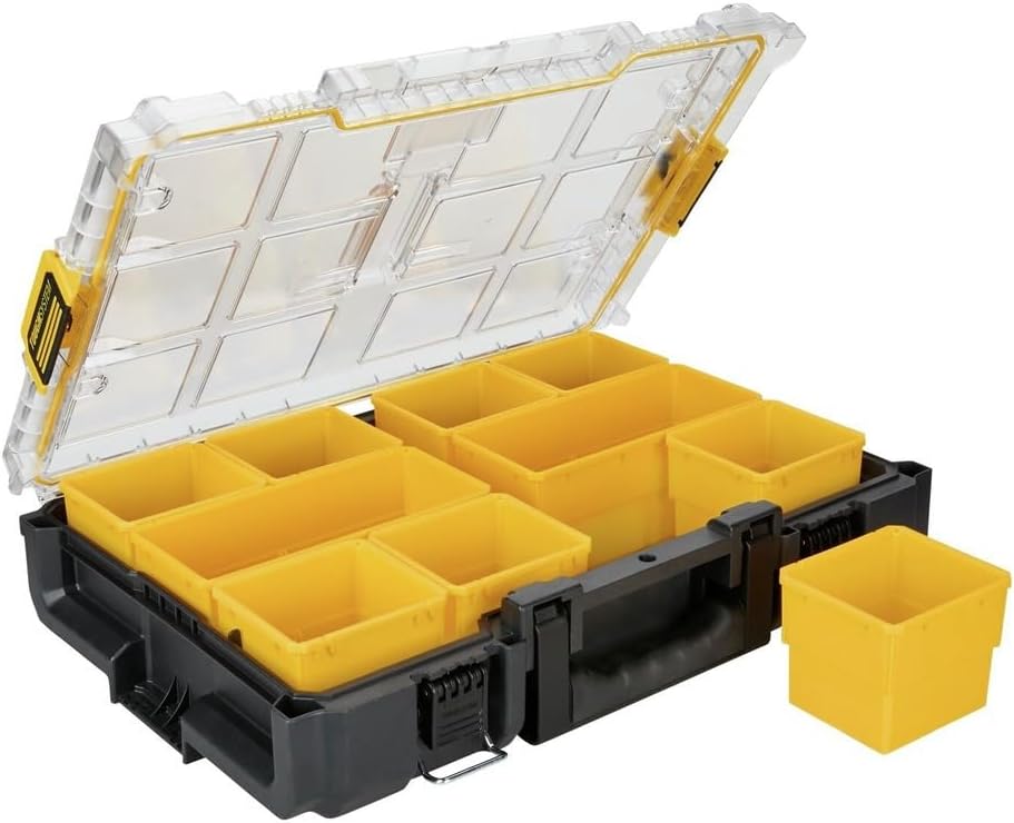 ORGANIZADOR DE HERRAMIENTAS 2.0 TOUGHSYSTEM 10 COMPARTIMENTOS DEWALT / DWST080402