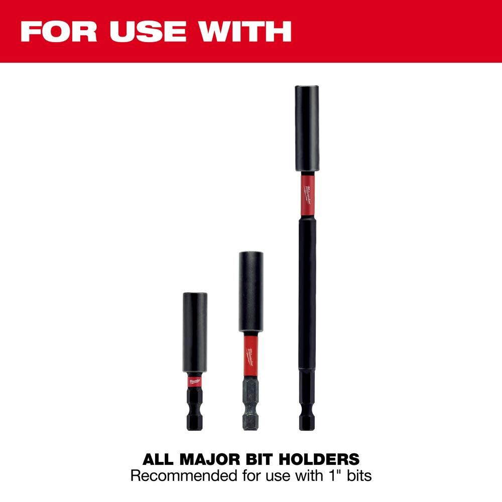 MILWAUKEE JUEGOS DE PUNTAS DE INSERCIÓN DE SEGURIDAD TORX DE IMPACTO SHOCKWAVE DE 10 PCS5