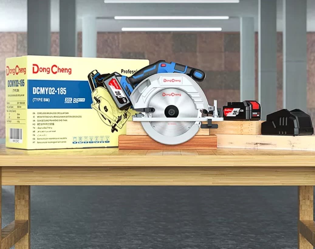 Sierra circular inalambrica 20v 185mm Dongcheng dcmy02-1851