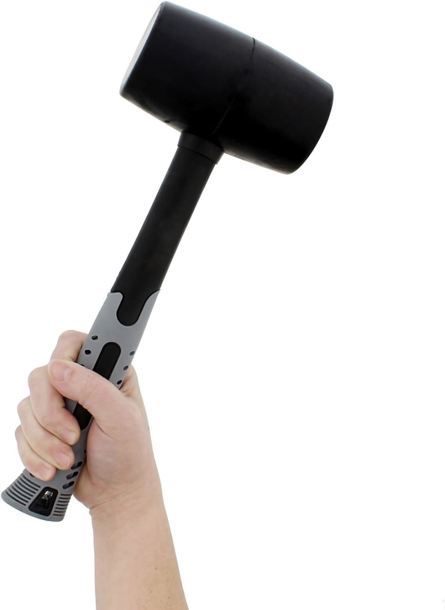 MAZO DE GOMA DE 32 ONZAS CON MANGO DE FIBRA DE VIDRIO4