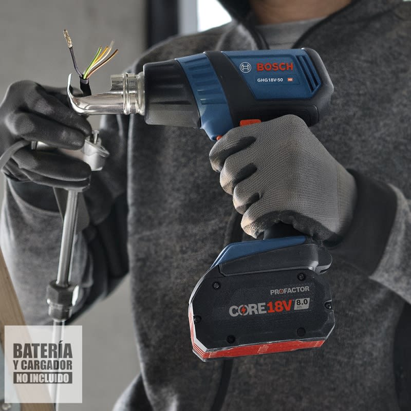 PISTOLA DE CALOR 18V 500 °C BARETOOL BOSCH / GHG 18V-501