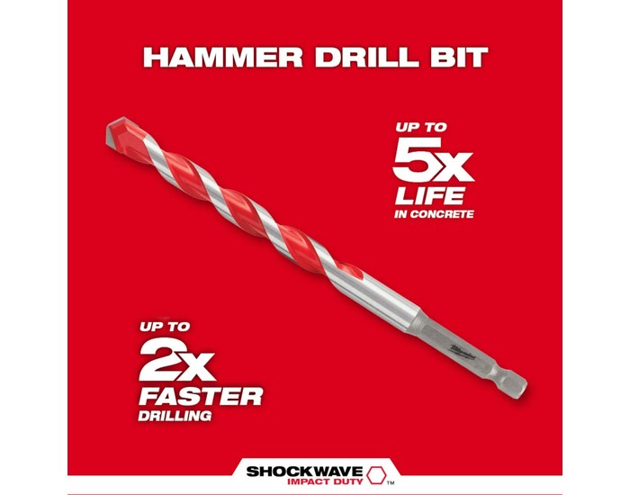 BROCA CARBURADA 1/2 X 6 PARA CONCRETO 48-20-9030 MILWAUKEE2