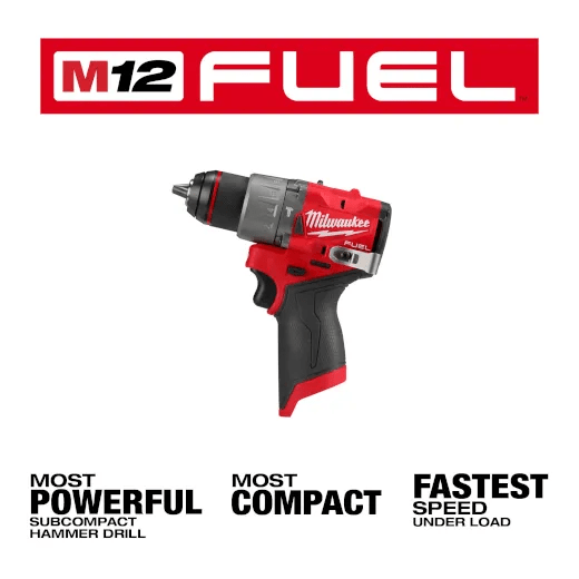 TALADRO PERCUTOR/DESTORNILLADOR M12 FUEL™ DE 1/2