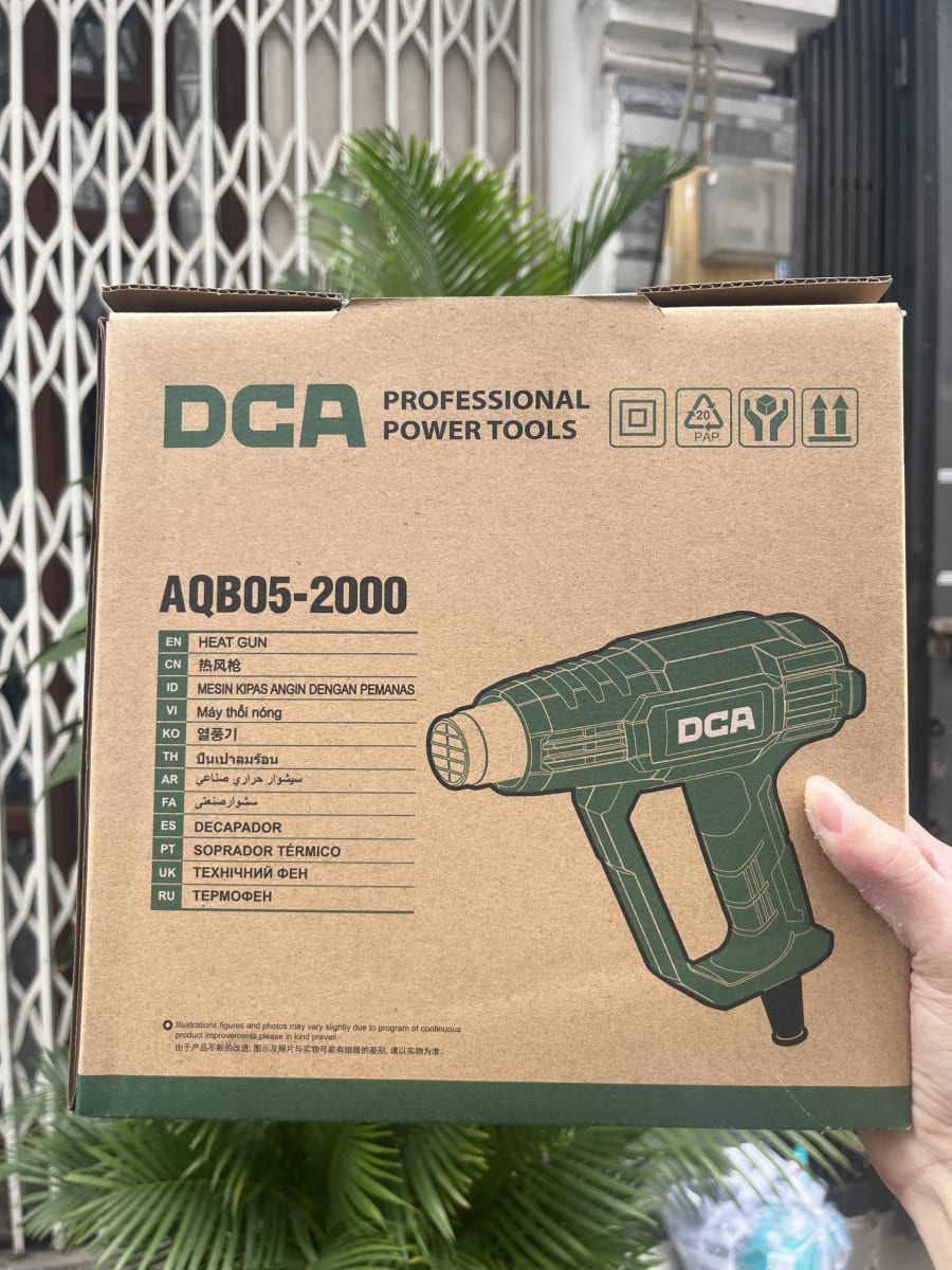 Pistola de calor DCA 2000W AQB054