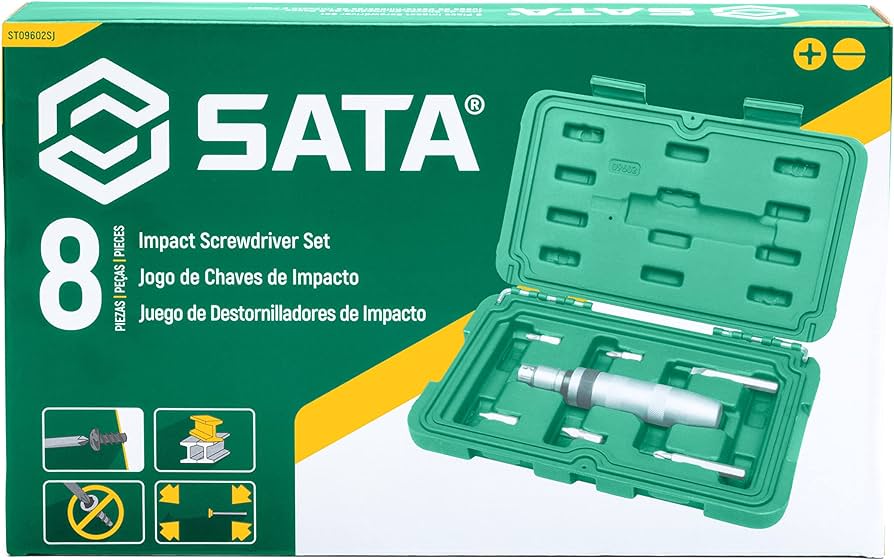 JUEGO DE DESTORNILLADOR DE IMPACTO MANUAL 7PCS SATA ST09602SJ1