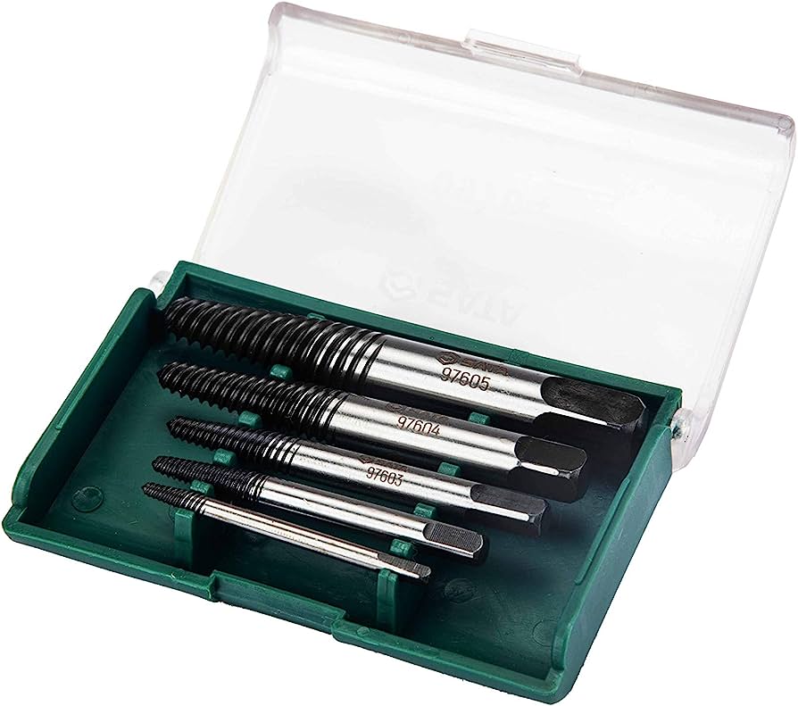 JUEGO 5 EXTRACTORES PARA TORNILLO 2 A 7 MM ST09704SJ SATA2