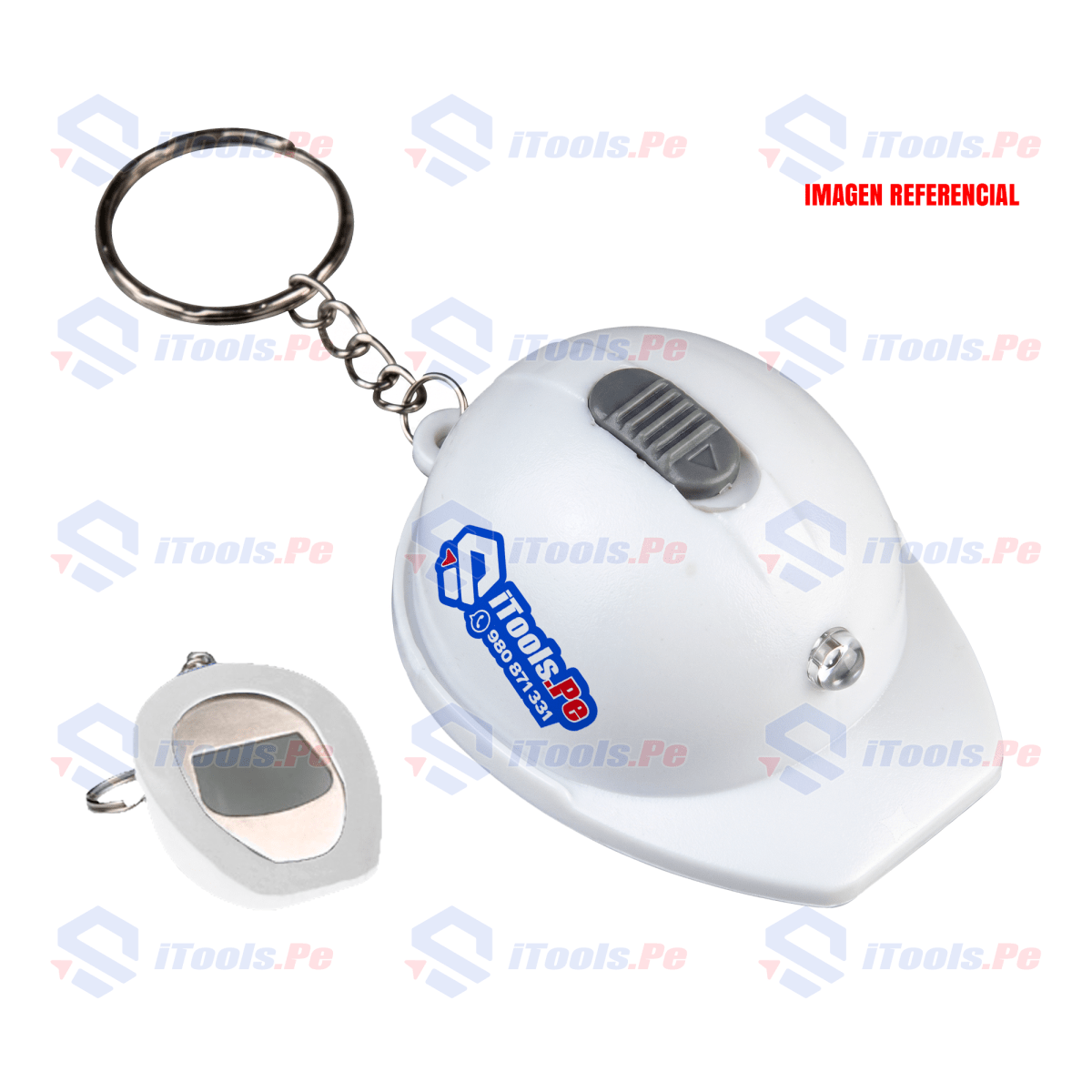 Llavero casco destapador con linterna iTools 78-22-022