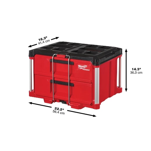 CAJA DE HERRAMIENTAS CON 2 CAJONES PACKOUT/ 48-22-84422
