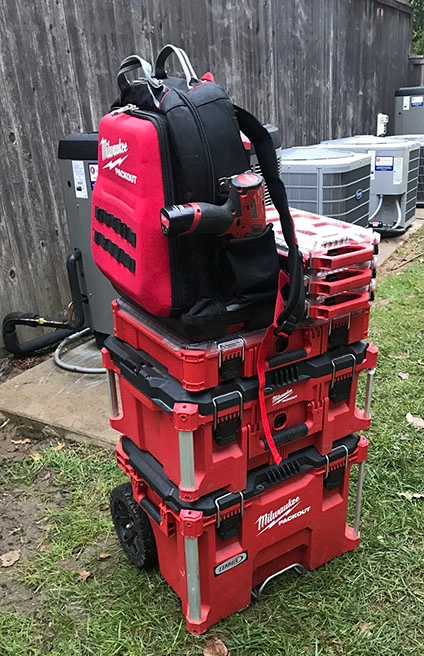 Mochila PACKOUT para almacenamiento modular Milwaukee 48-22-83013