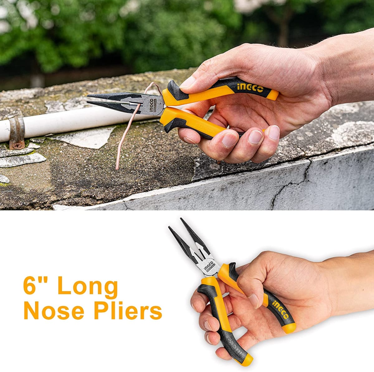 SET ALICATES UNIVERSAL CORTE Y PUNTA INGCO 3 PIEZAS1