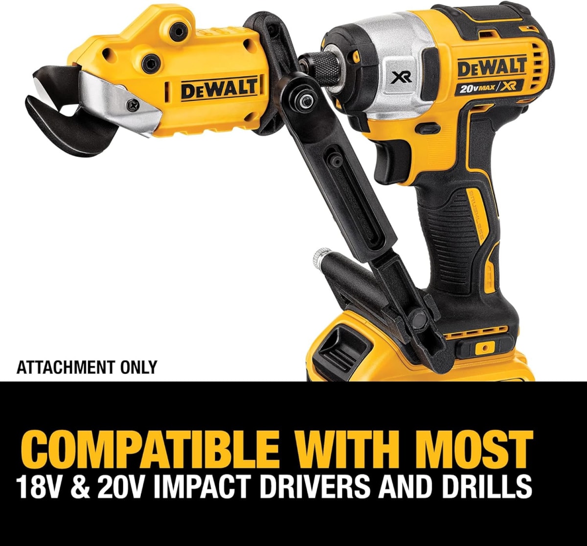 CIZALLA ÁNGULO RECTO PARA LLAVE DE IMPACTO/TALADRO 18V/20V DEWALT DWASHRIR1
