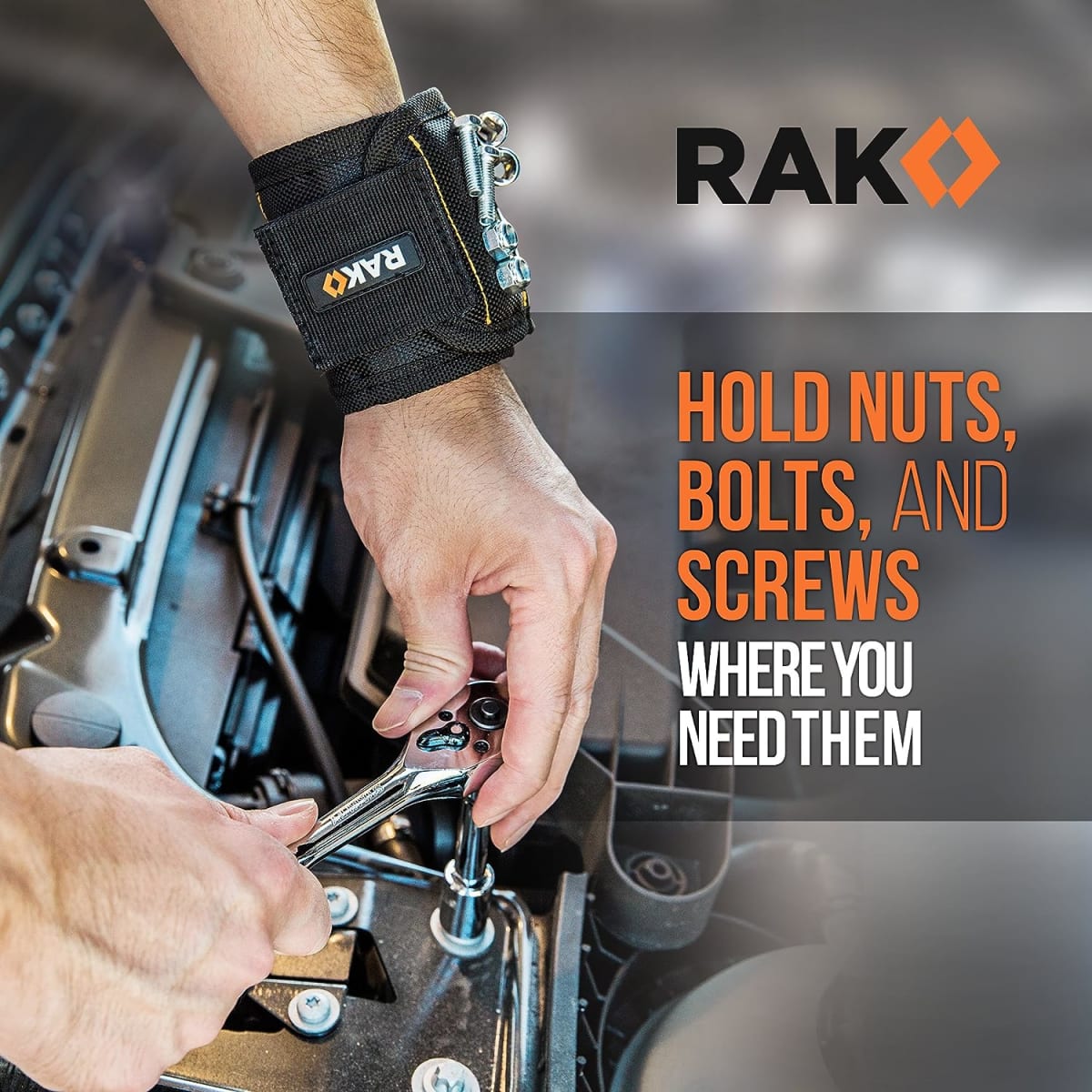 PULSERA MAGNÉTICA RAK CON FUERTE IMAN PARA TORNILLOS Y CLAVOS3