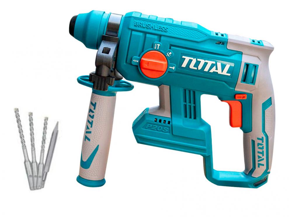 ROTOMARTILLO INALÁMBRICO 20 V MOTOR BL SIN BATERÍA NI CARGADOR. TOTAL - TRHLI22016