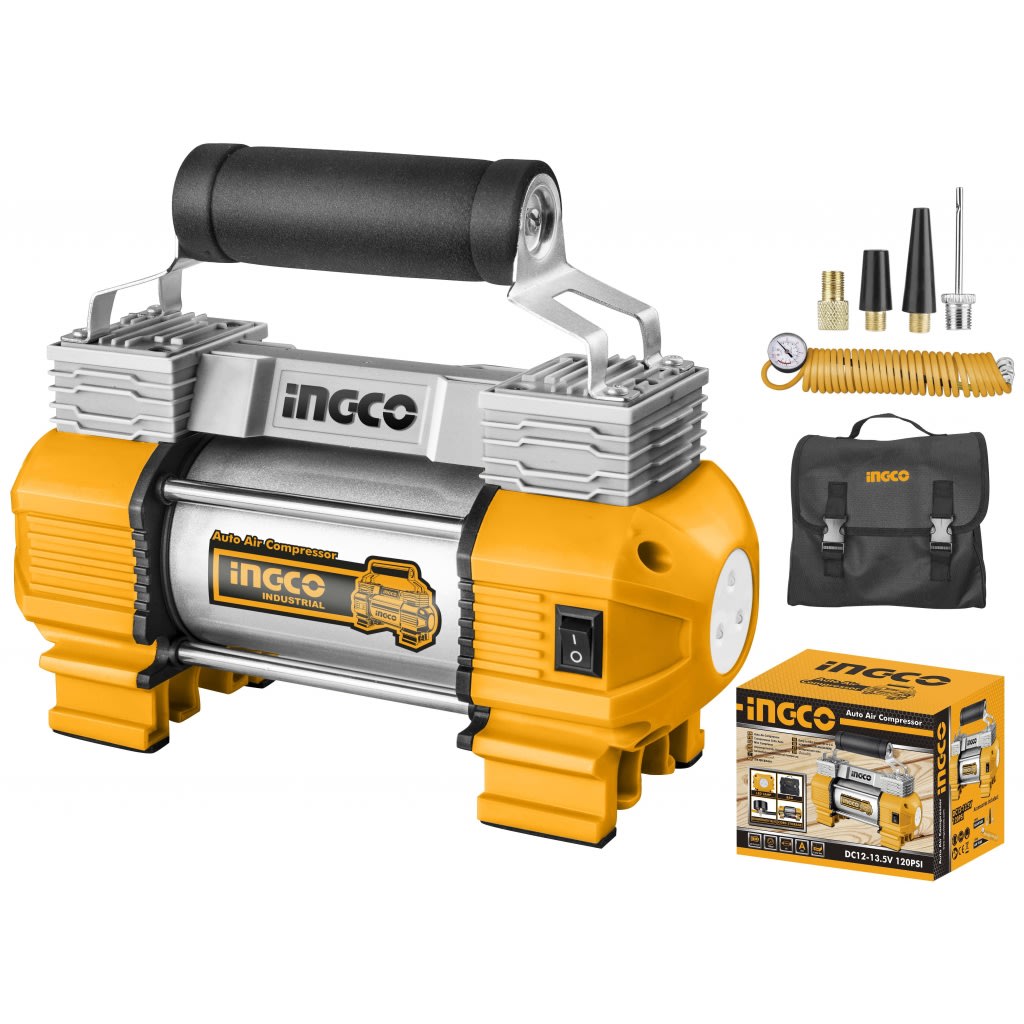 COMPRESOR DE AIRE AUTOMATICO 12V 18A INGCO AAC25081