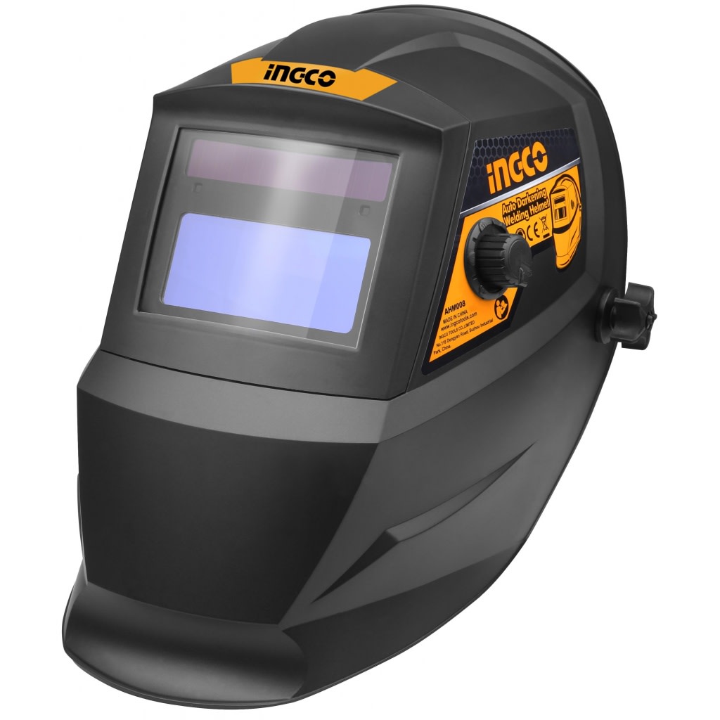 CARETA PARA SOLDAR NEGRA CON REGULACION AHM008 AUTOMATICA FOTOSENSIBLE INGCO1