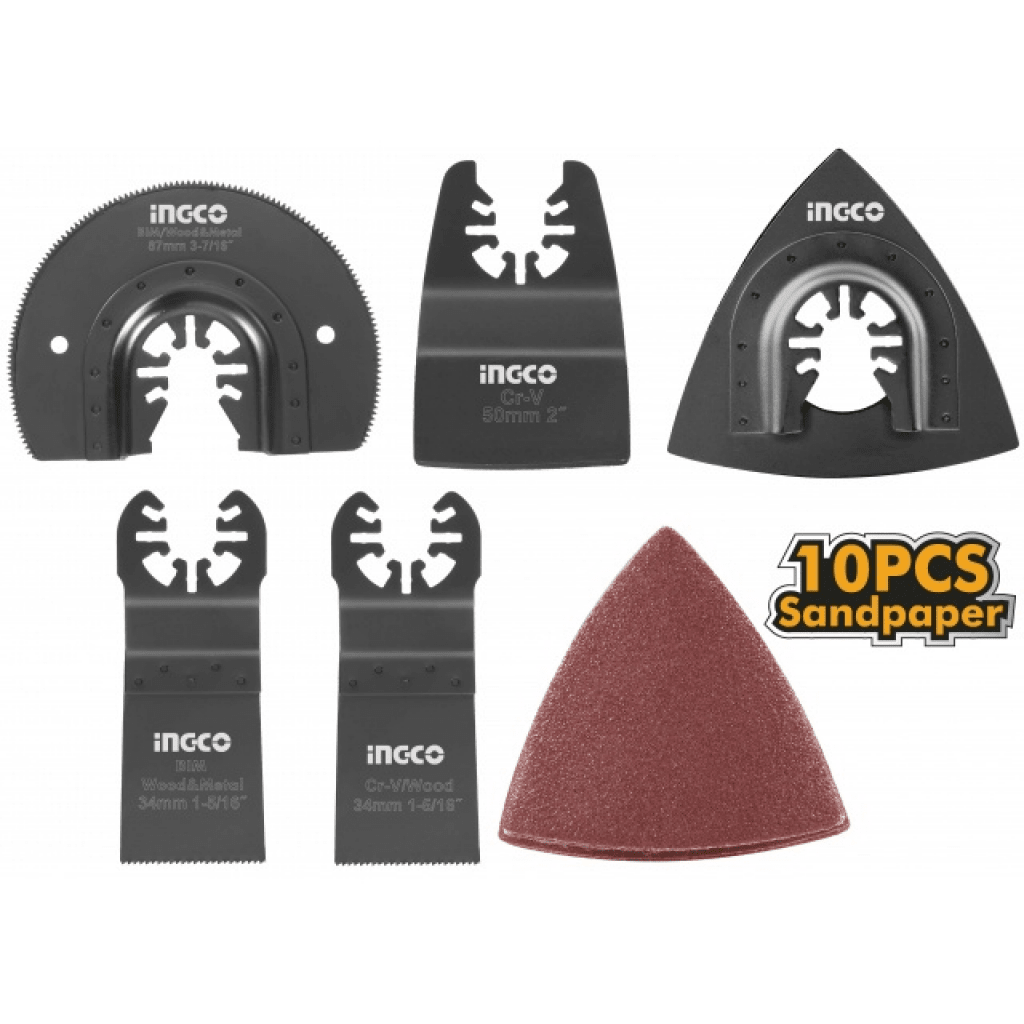 SET 15 REPUESTOS PARA MULTI HERRAMIENTA INGCO MF3008 300W1