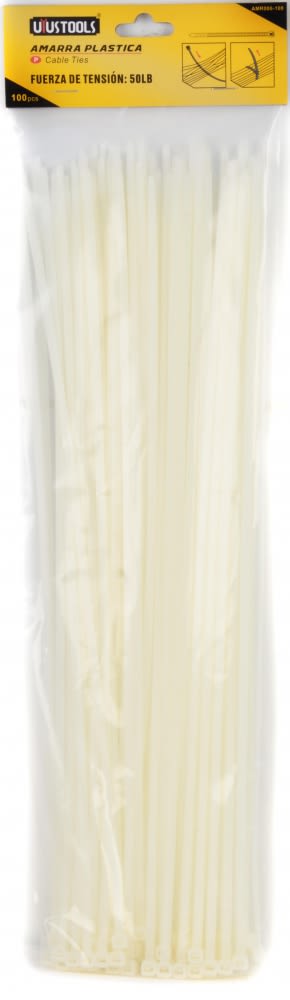 PRECINTO BLANCO 4.8 X 300 x 100 UND. AMR0052