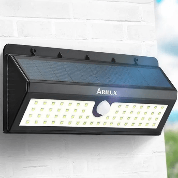 Lámpara solar de exterior con detector de movimiento - ARILUX AL-SL062