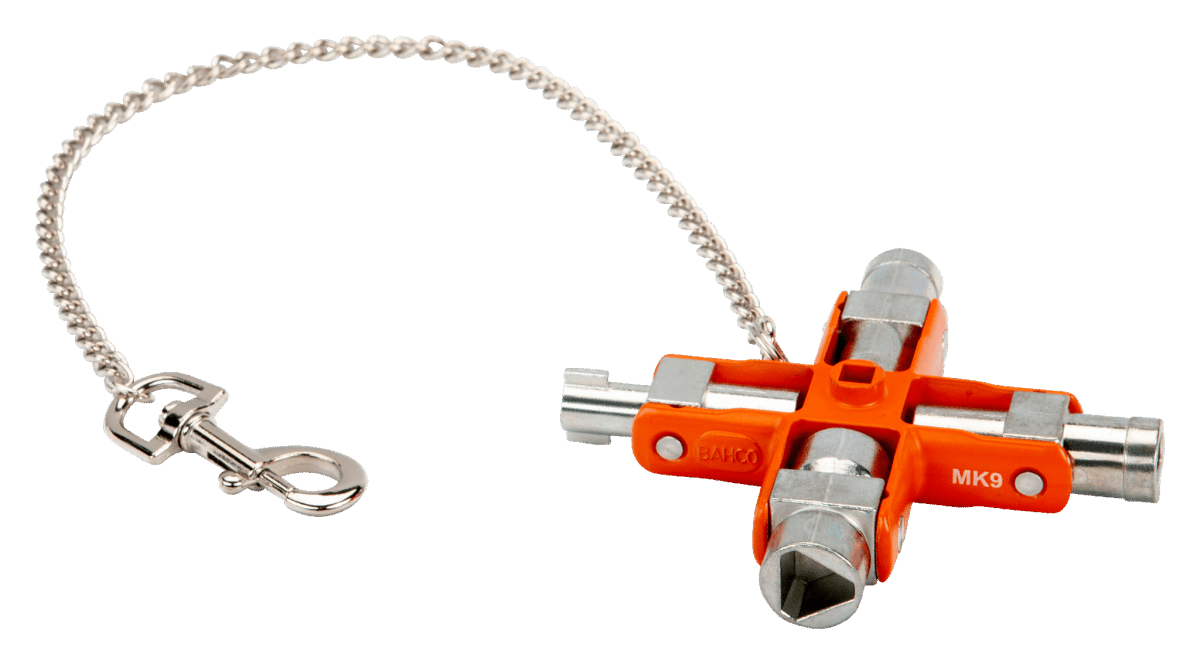 Llave 9 en 1 para armarios de control bahco / MK94