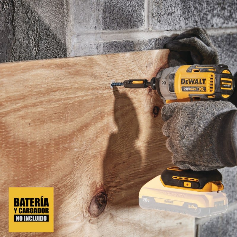 ATORNILLADOR DE IMPACTO DCF887B BRUSHLESS 3 VELOC 1/4 PULG 20V MAX DEWALT5