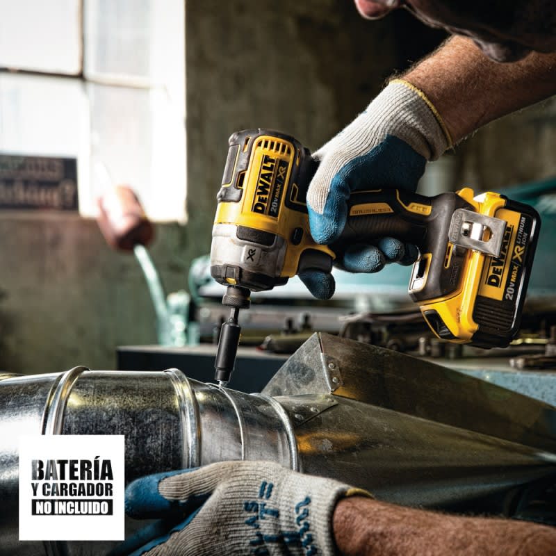 ATORNILLADOR DE IMPACTO DCF887B BRUSHLESS 3 VELOC 1/4 PULG 20V MAX DEWALT3