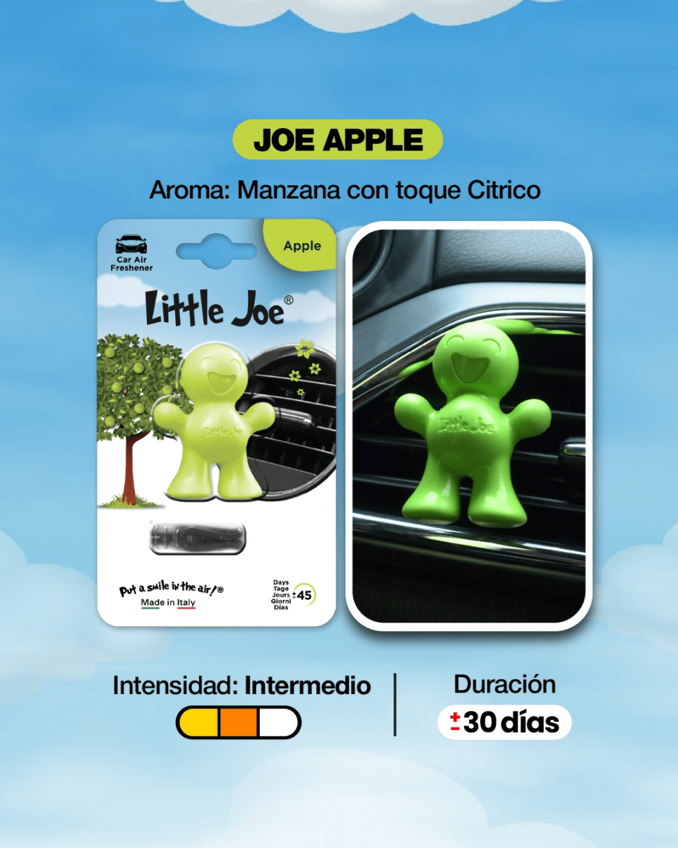 AROMATIZANTE PARA AUTO APPLE LITTLE JOE3