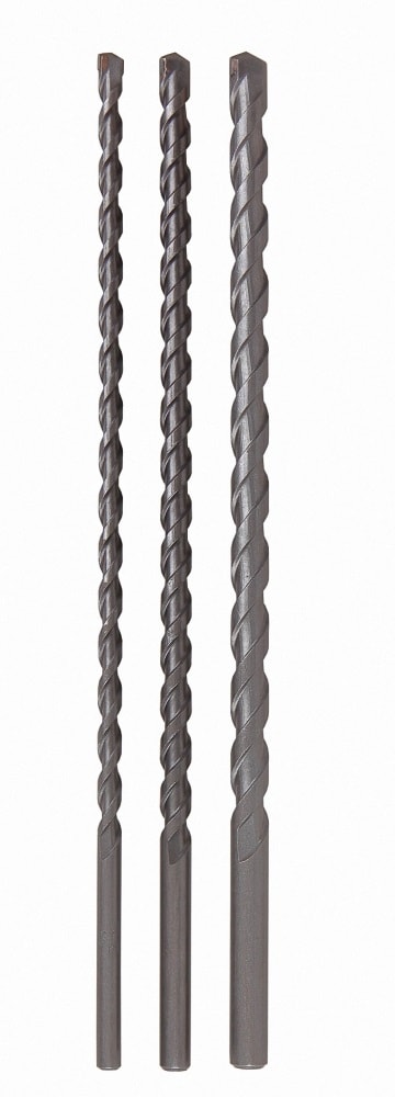 SET DE 3 BROCAS PARA CONCRETO X 40 CM ( 8 ,10 ,12 MM)1