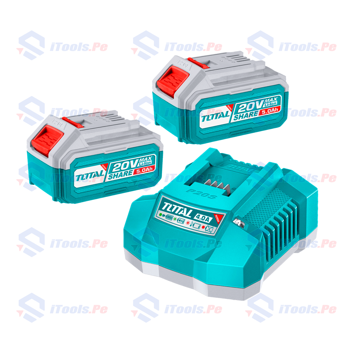 PACK RAPID BATERÍAS 5AH + CARGADOR 4AH TOTAL1