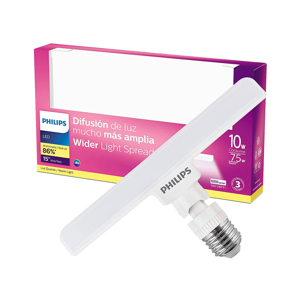 Bombillo LED T-Bulb de 10W Luz Cálida1