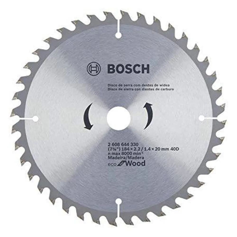 DISCO SIERRA CIRCULAR 7-1/4X 40D ECO MADERA BOSCH2