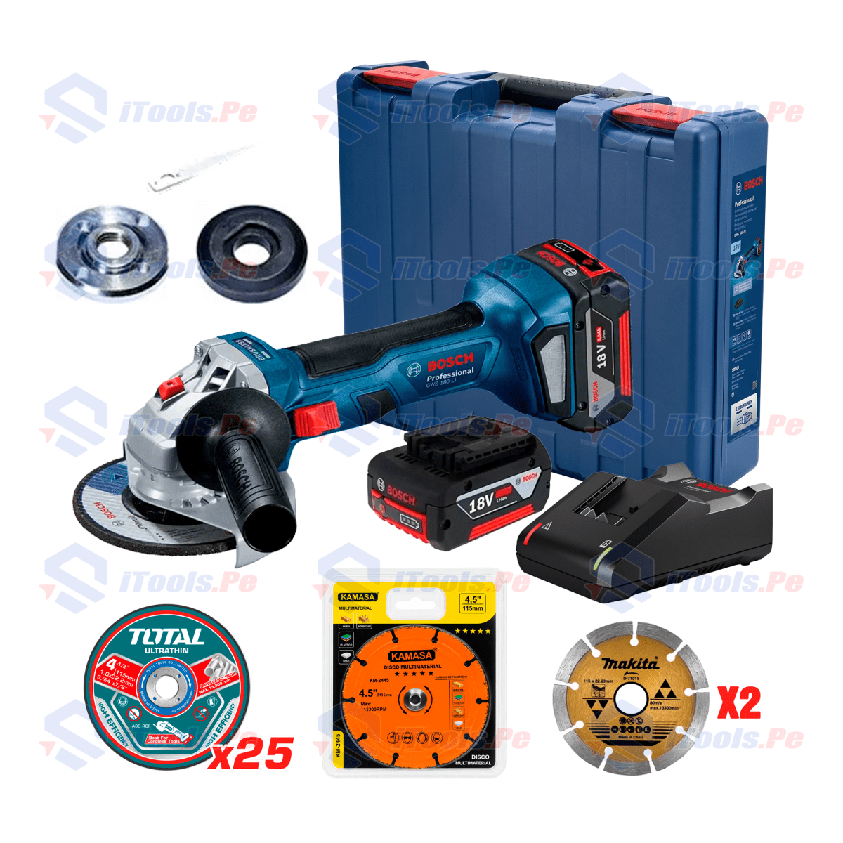 KIT AMOLADORA ANGULAR BOSCH + DISCOS1