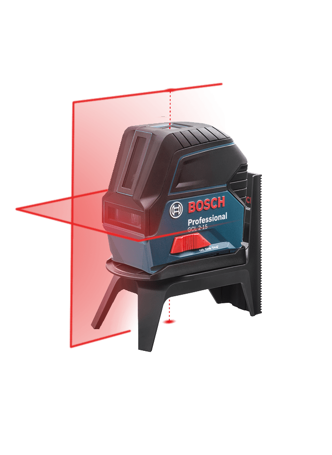 NIVEL LÁSER DE LÍNEAS 15 M CON PUNTOS BOSCH GCL 2-15 - 0601066E022