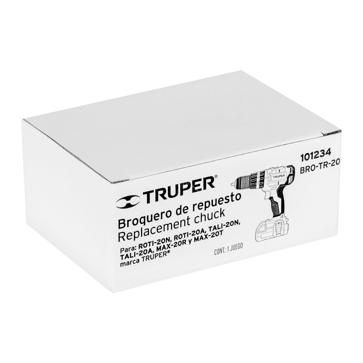 CHUCK METALICO PARA ATORNILLADOR INALAMBRICO 13MM TRUPER2