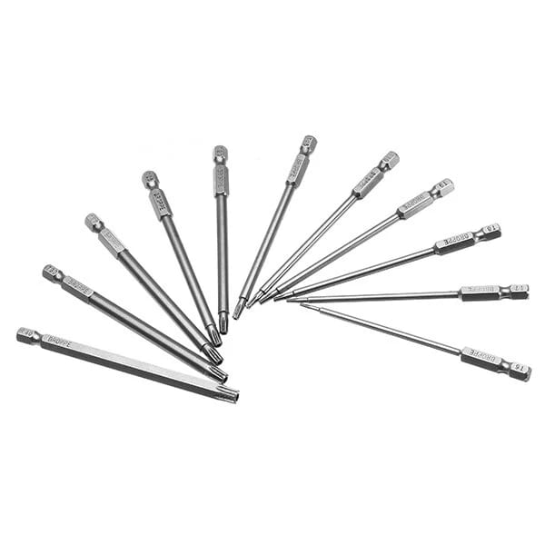 JGO DE PUNTAS TORXS CR-V S2 DE 75MM 11PCS BROPPE12