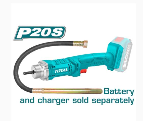 VIBRADOR DE CONCRETO 20V INALAMBRICO P20S TOTAL TCVLI2023011