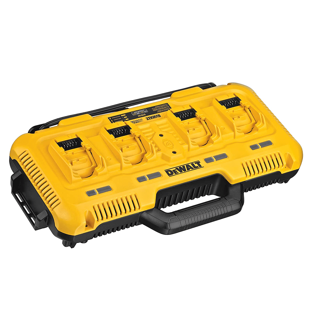 Cargador simultáneo de 4 puertos 12v/20v/60v max dewalt dcb1042