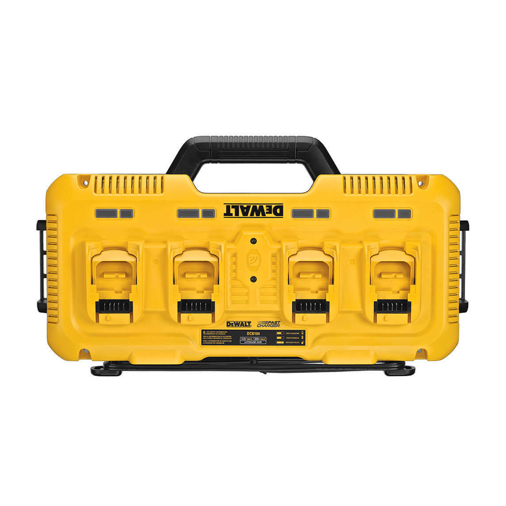 Cargador simultáneo de 4 puertos 12v/20v/60v max dewalt dcb1041