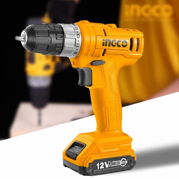 ATORNILLADOR ION LITIO 12 VOLT. INGCO CDLI12113