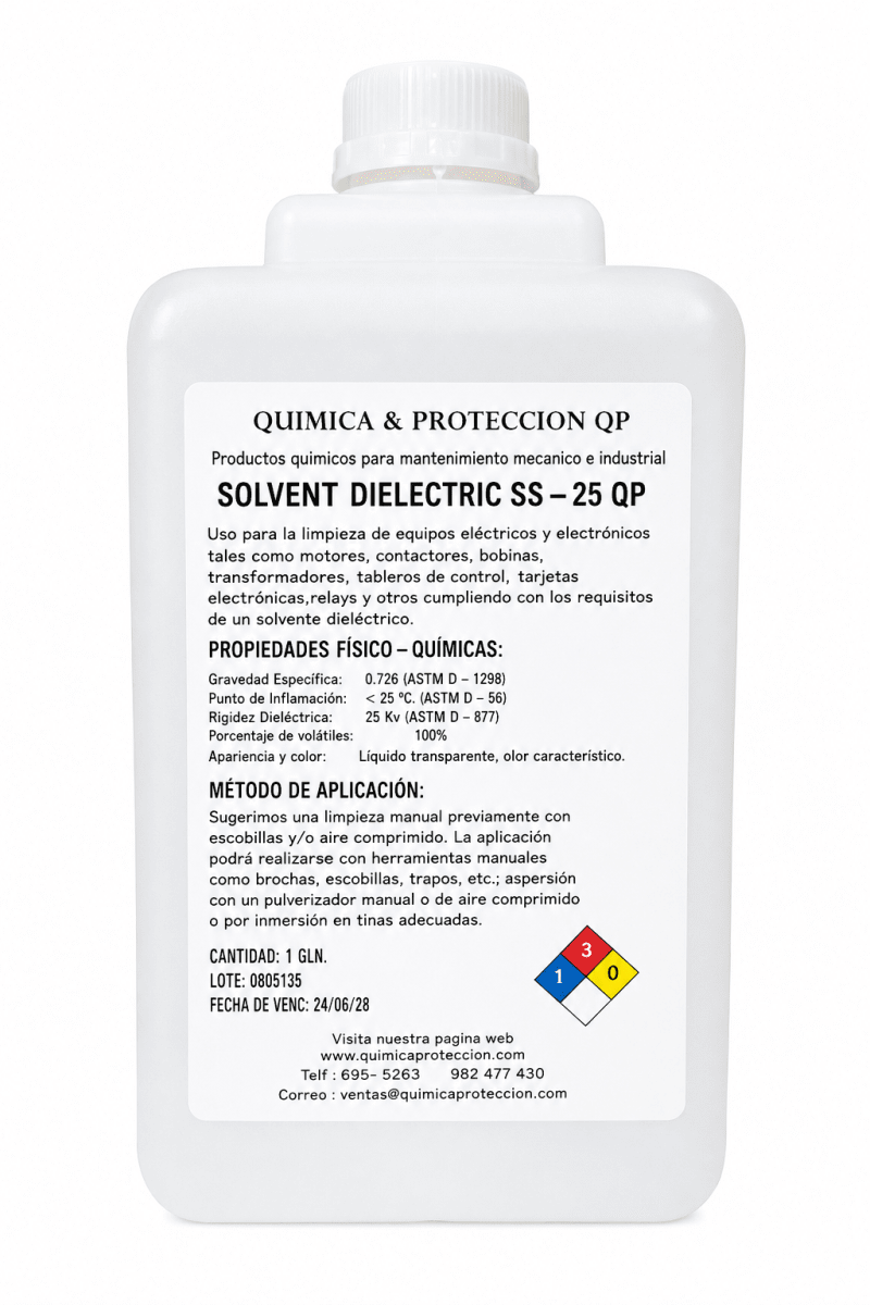 SOLVENTE DIELECTRICO SS-25QP / QPG641