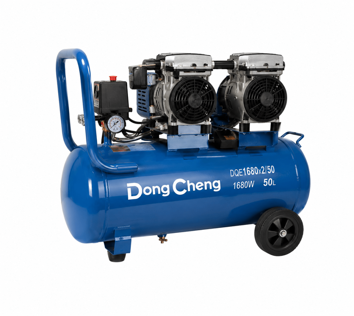 COMPRESORA SILENCIOSA 3360W 50L 8 BAR DONG CHENG/ DQE1680X2/501
