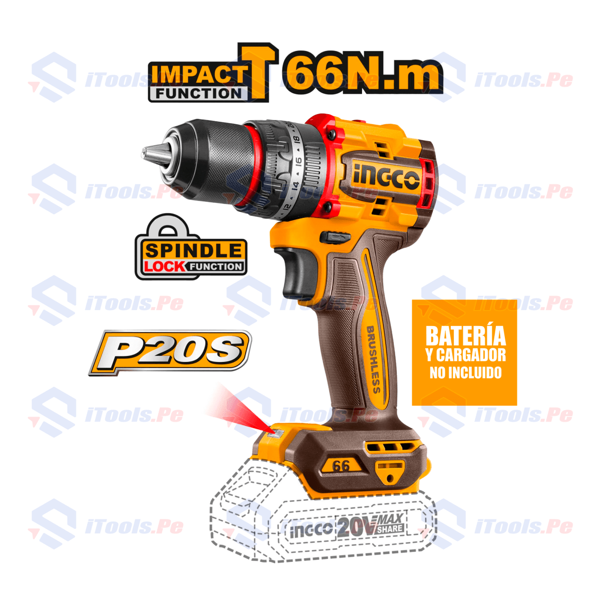 TALADRO PERCUTOR 1/2