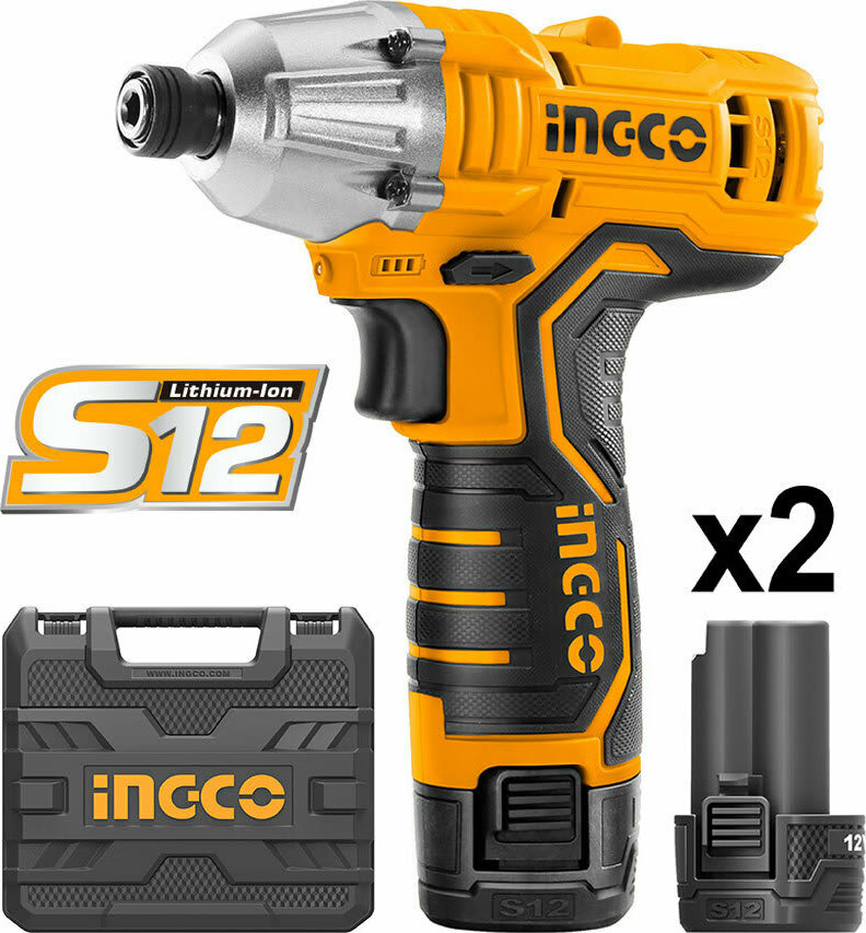 ATORNILLADOR DE IMPACTO 12 V. CIRLI1201 INGCO1