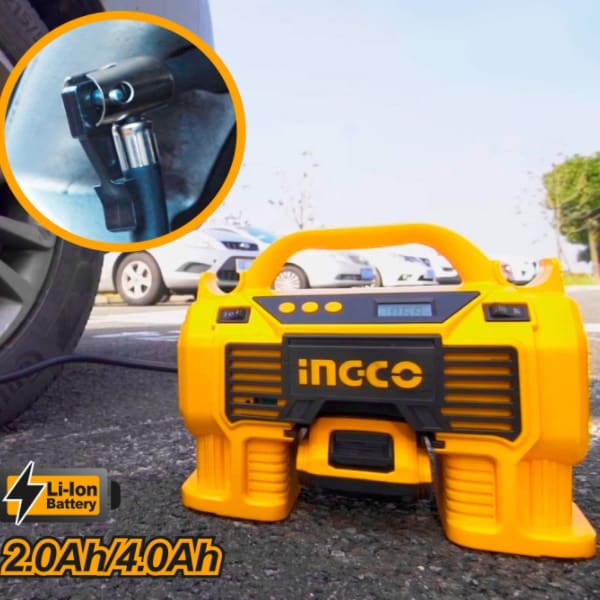 COMPRESOR DE AIRE A BATERIA 20V INGCO CACLI20023