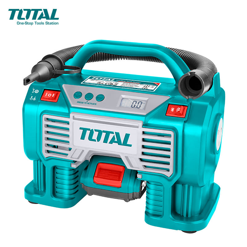 MINI COMPRESOR DE AIRE TOTAL INALAMBRICO 20V 160PSI TACLI20021