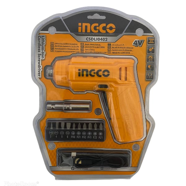 ATORNILLADOR ECO BATERIA 4 V. INGCO CSDLI04023