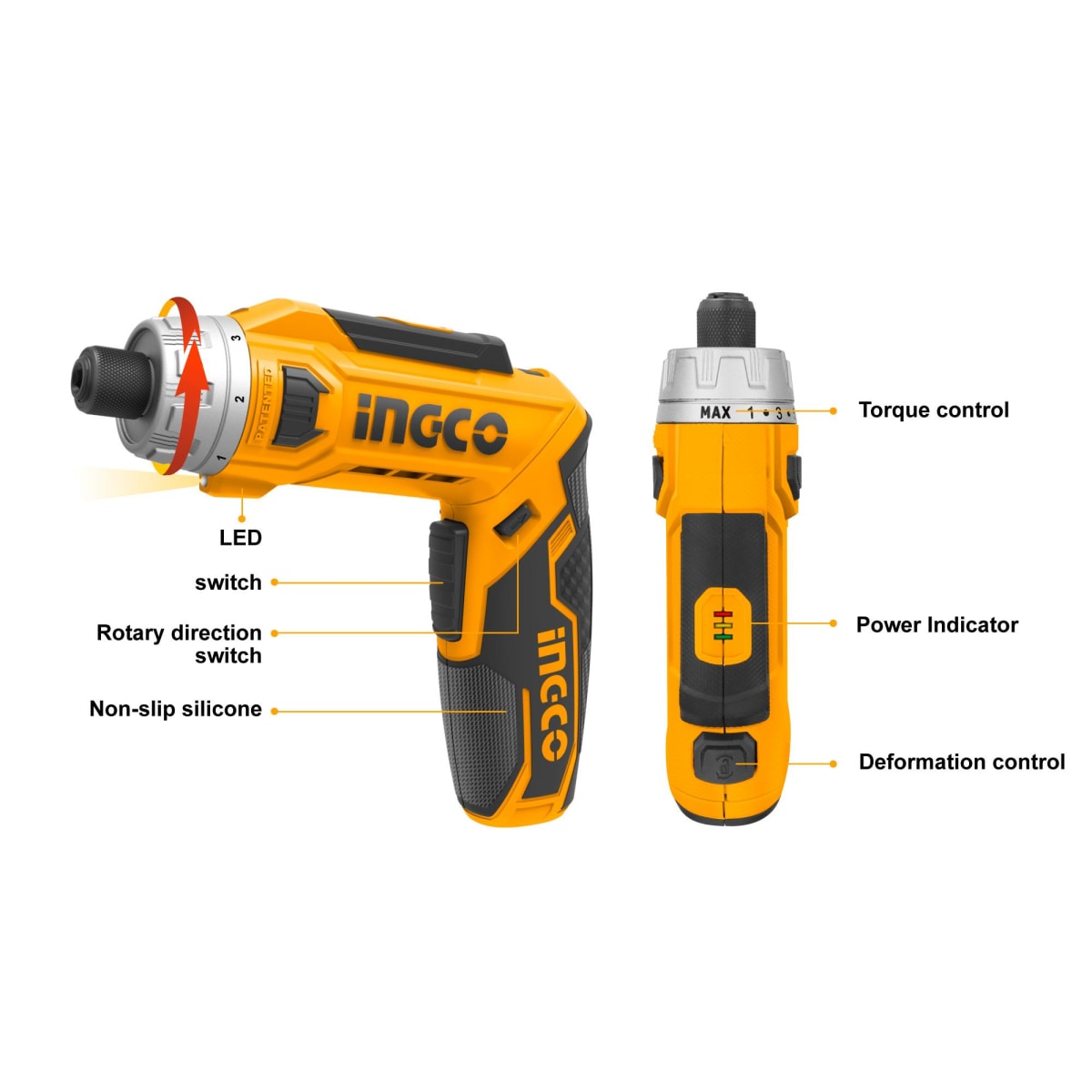 ATORNILLADOR ANGULAR INALAMBRICO 8 V. 